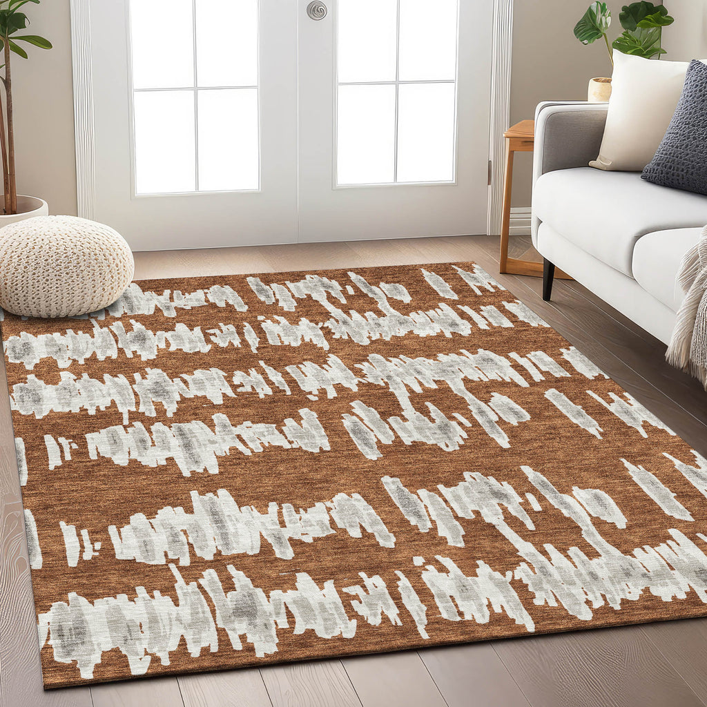 addison chantille acn905 paprika rug