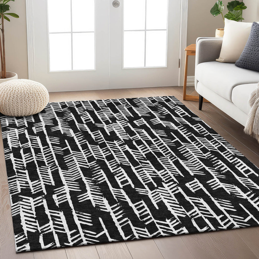 addison chantille acn906 black rug