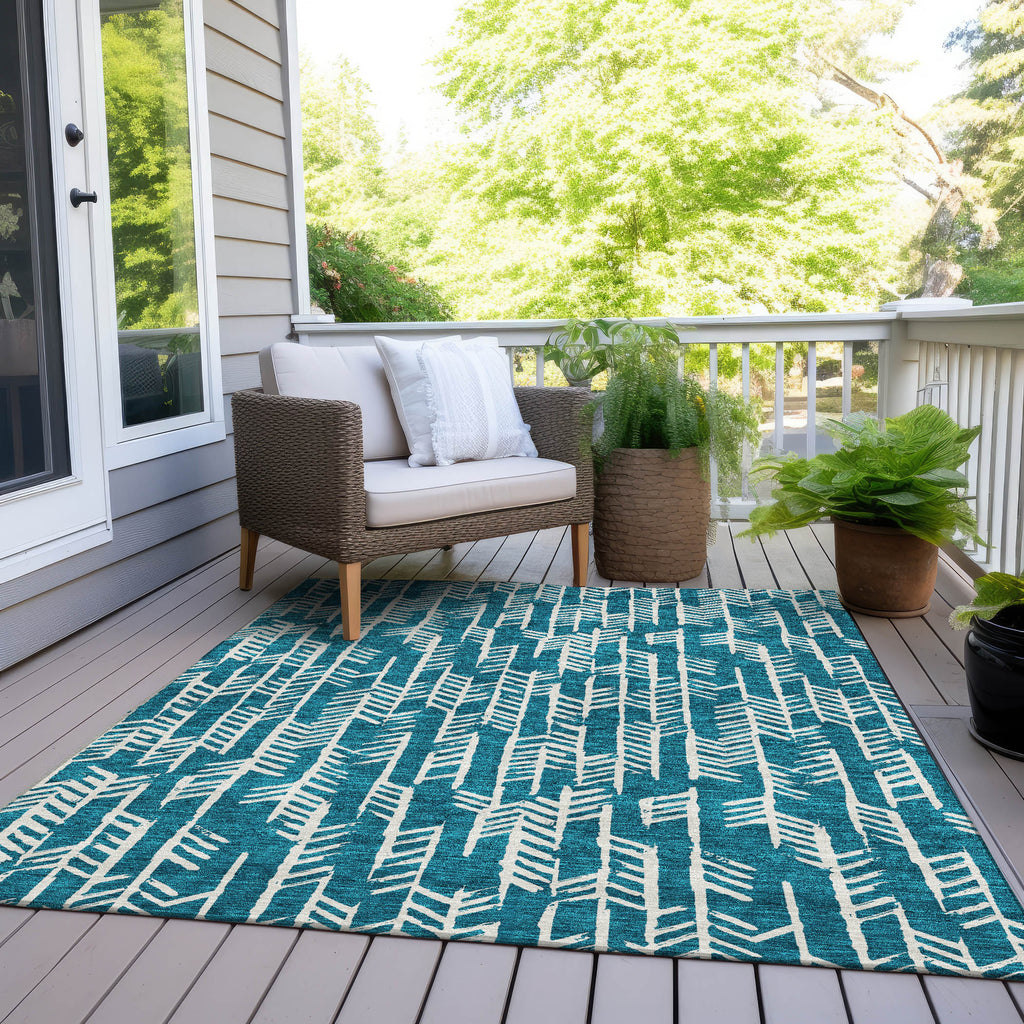 addison chantille acn906 teal rug