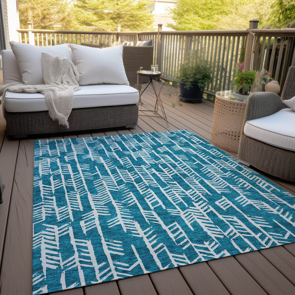 addison chantille acn906 teal rug