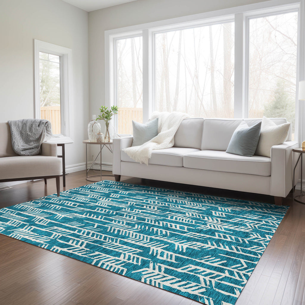 addison chantille acn906 teal rug