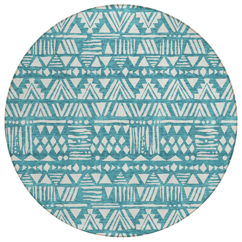 addison chantille acn907 teal rug
