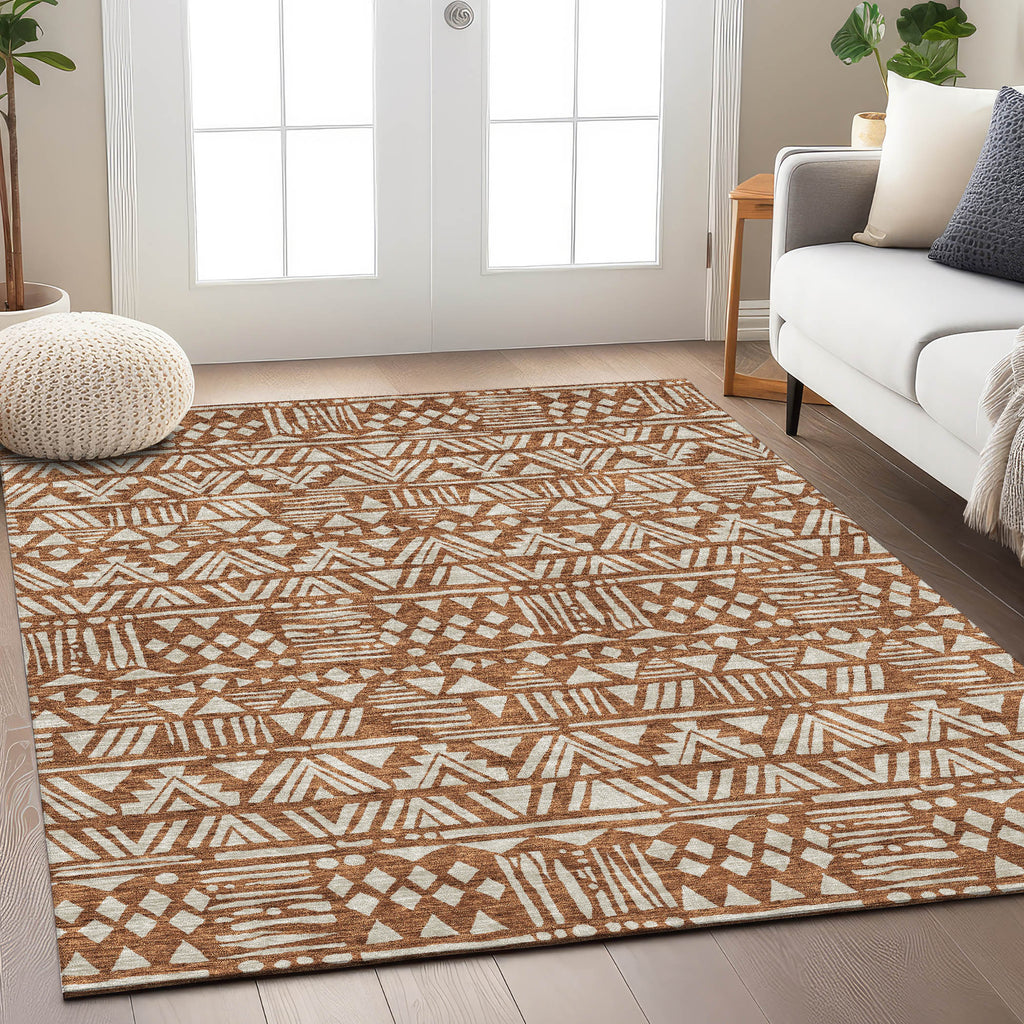 addison chantille acn907 terracotta rug