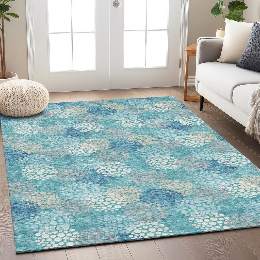 addison chantille acn908 teal rug