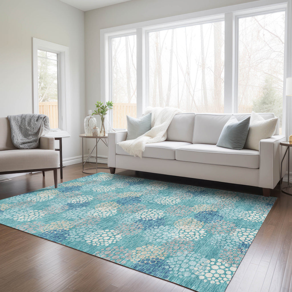 addison chantille acn908 teal rug