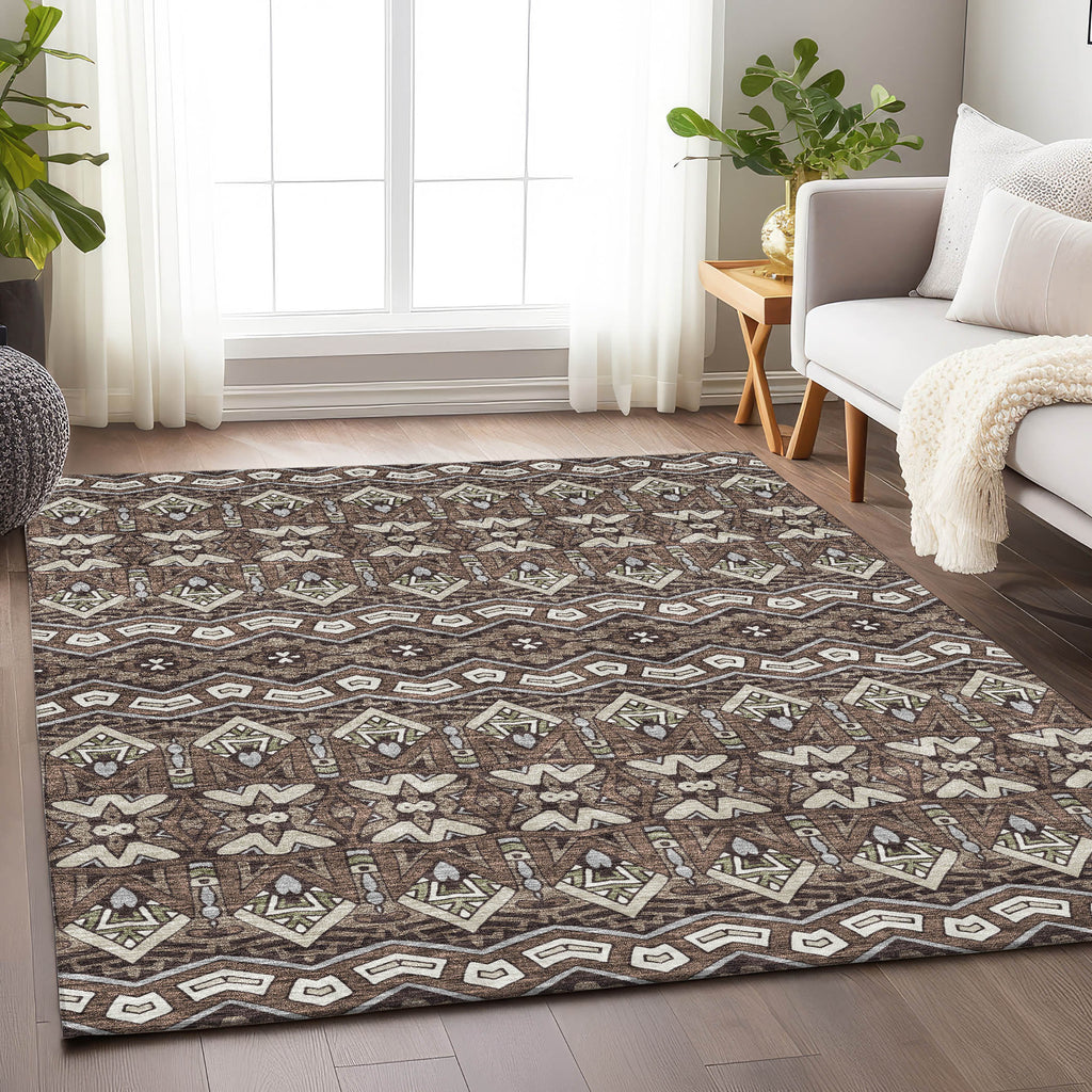 addison chantille acn909 brown rug
