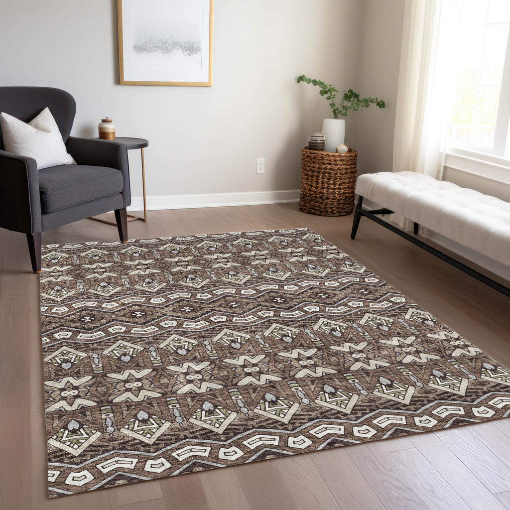 addison chantille acn909 brown rug