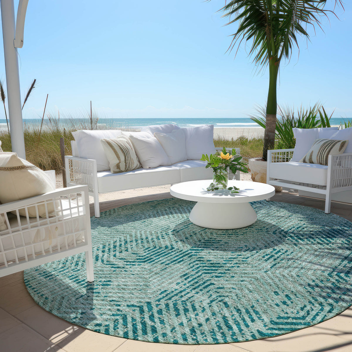 addison chantille acn912 teal rug
