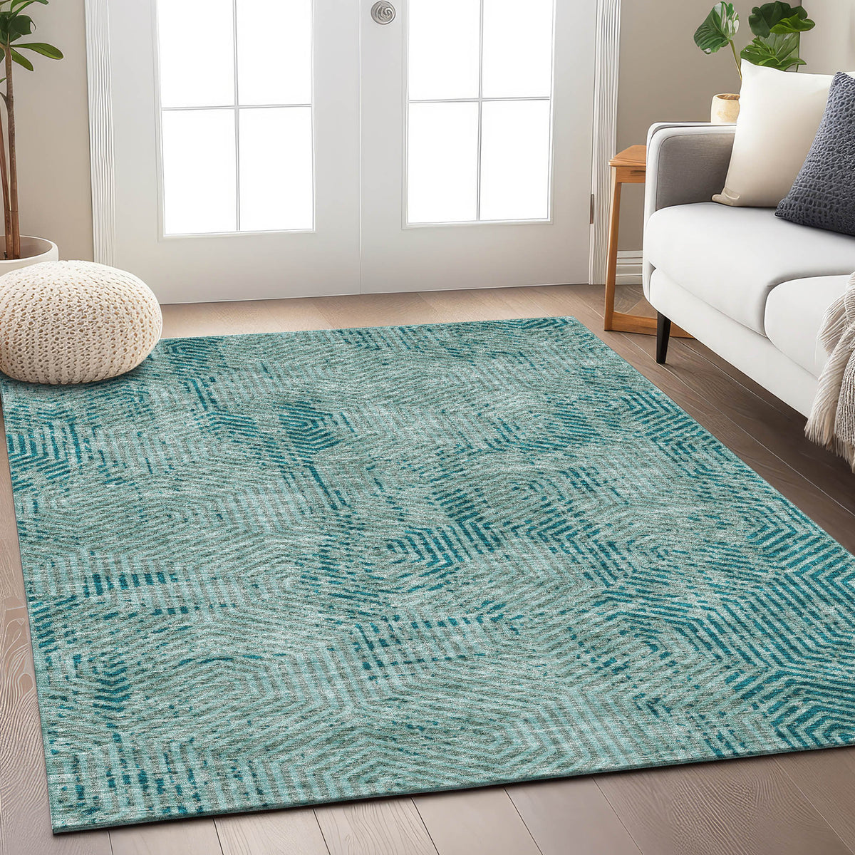 addison chantille acn912 teal rug