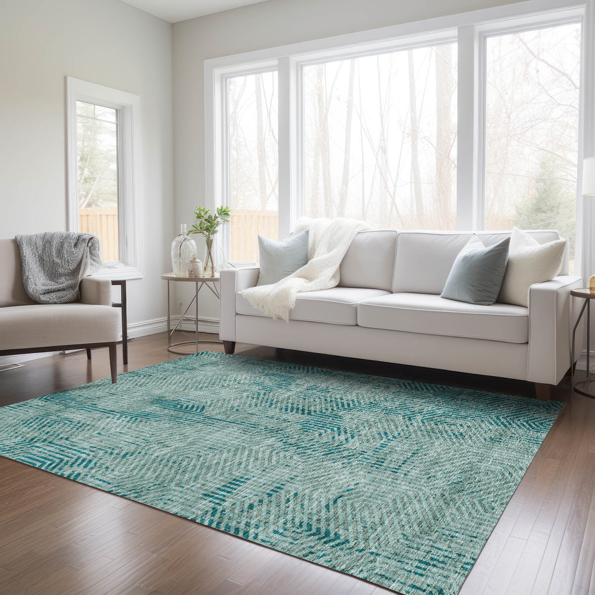 addison chantille acn912 teal rug