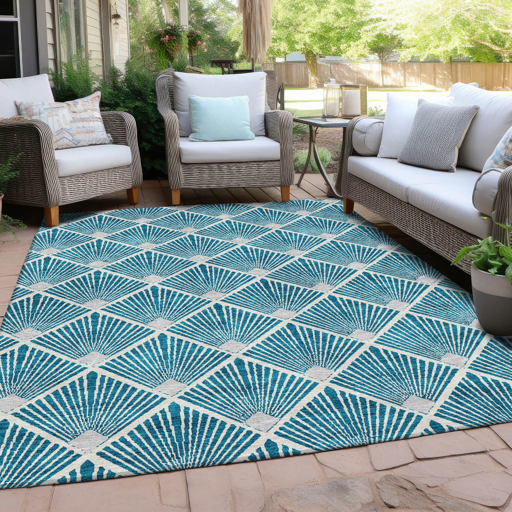 addison chantille acn914 teal rug