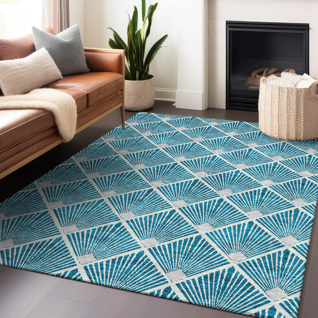 addison chantille acn914 teal rug