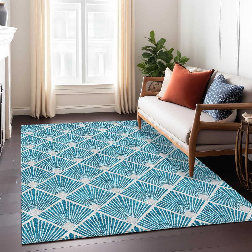 addison chantille acn914 teal rug