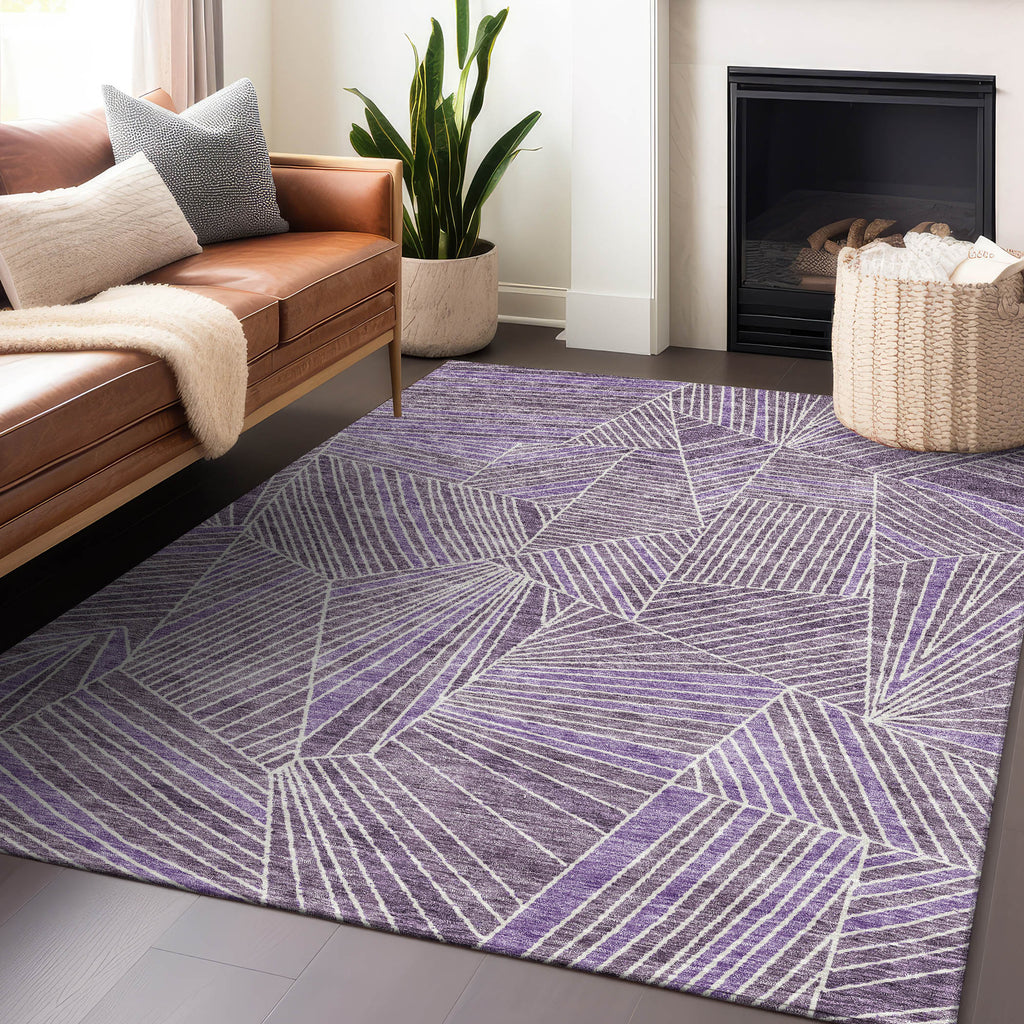 addison chantille acn915 purple rug