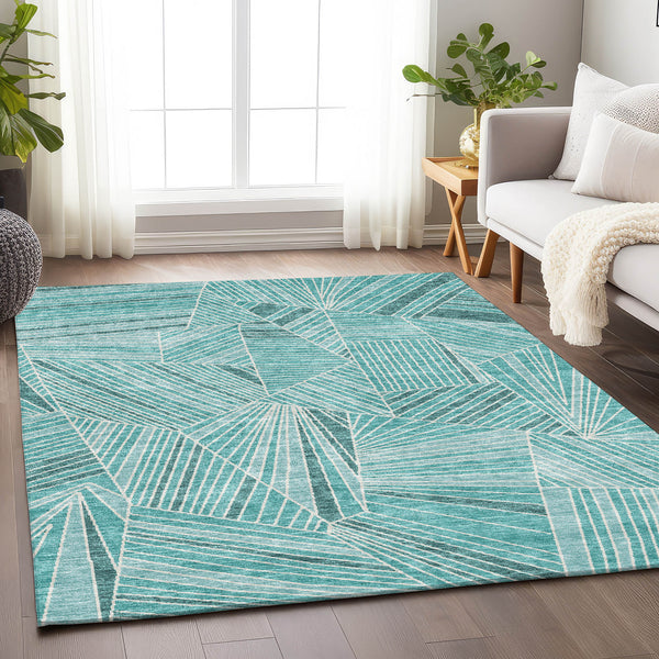 addison chantille acn915 teal rug