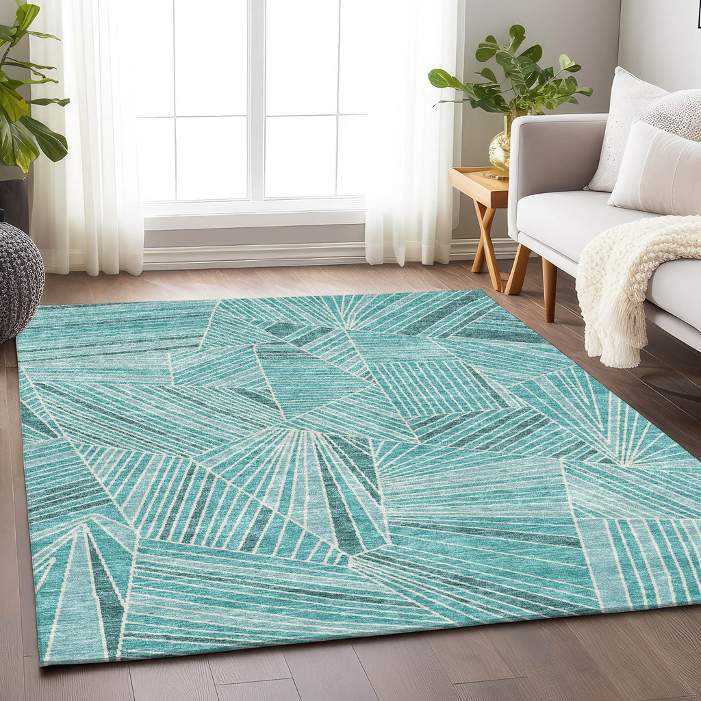 addison chantille acn915 teal rug