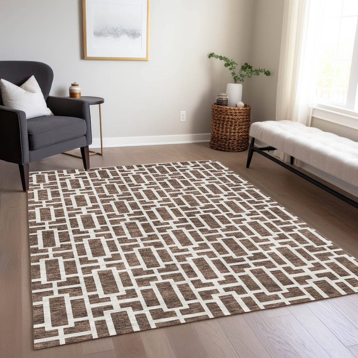 addison chantille acn916 brown rug