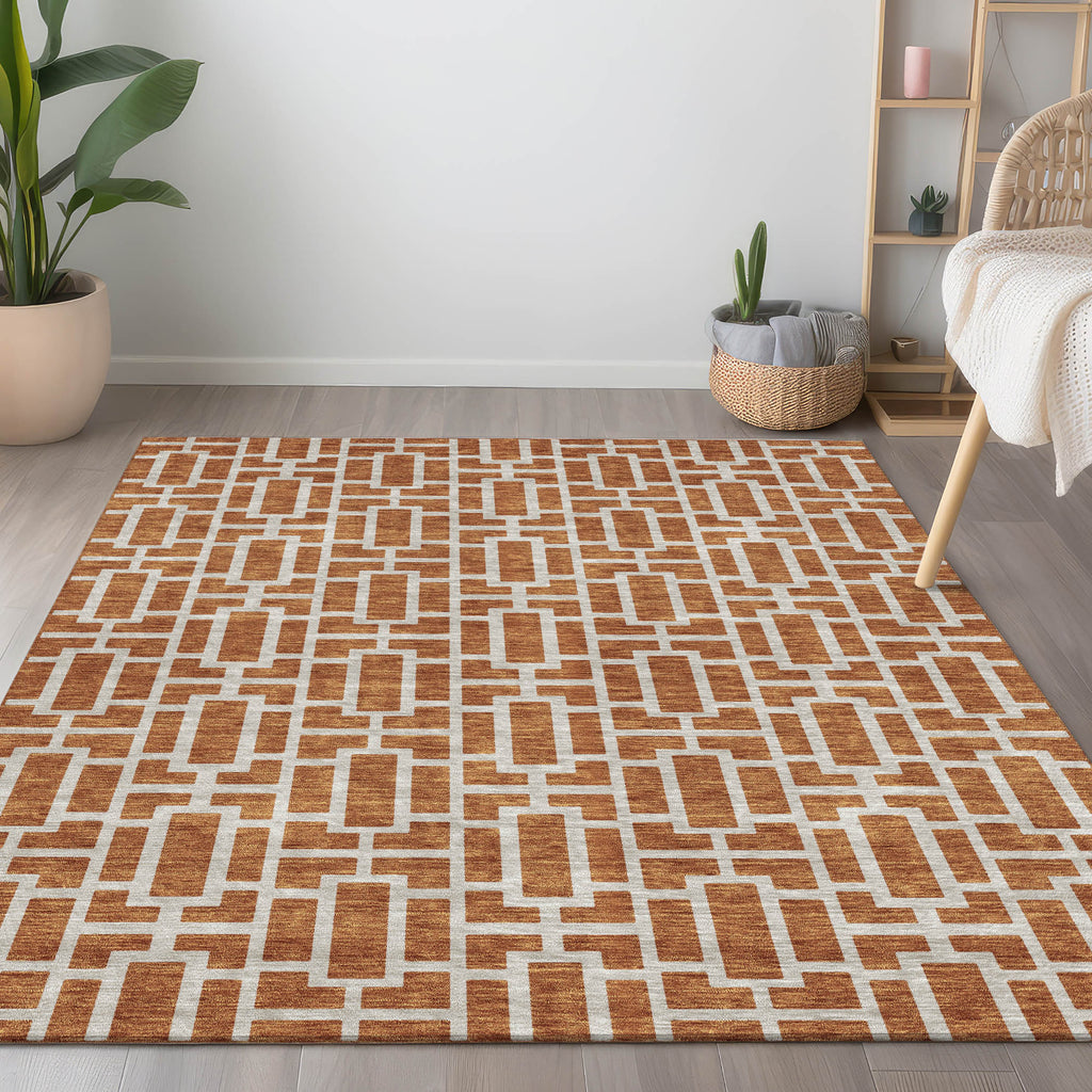 addison chantille acn916 terracotta rug