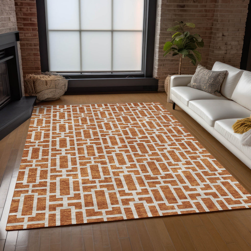 addison chantille acn916 terracotta rug