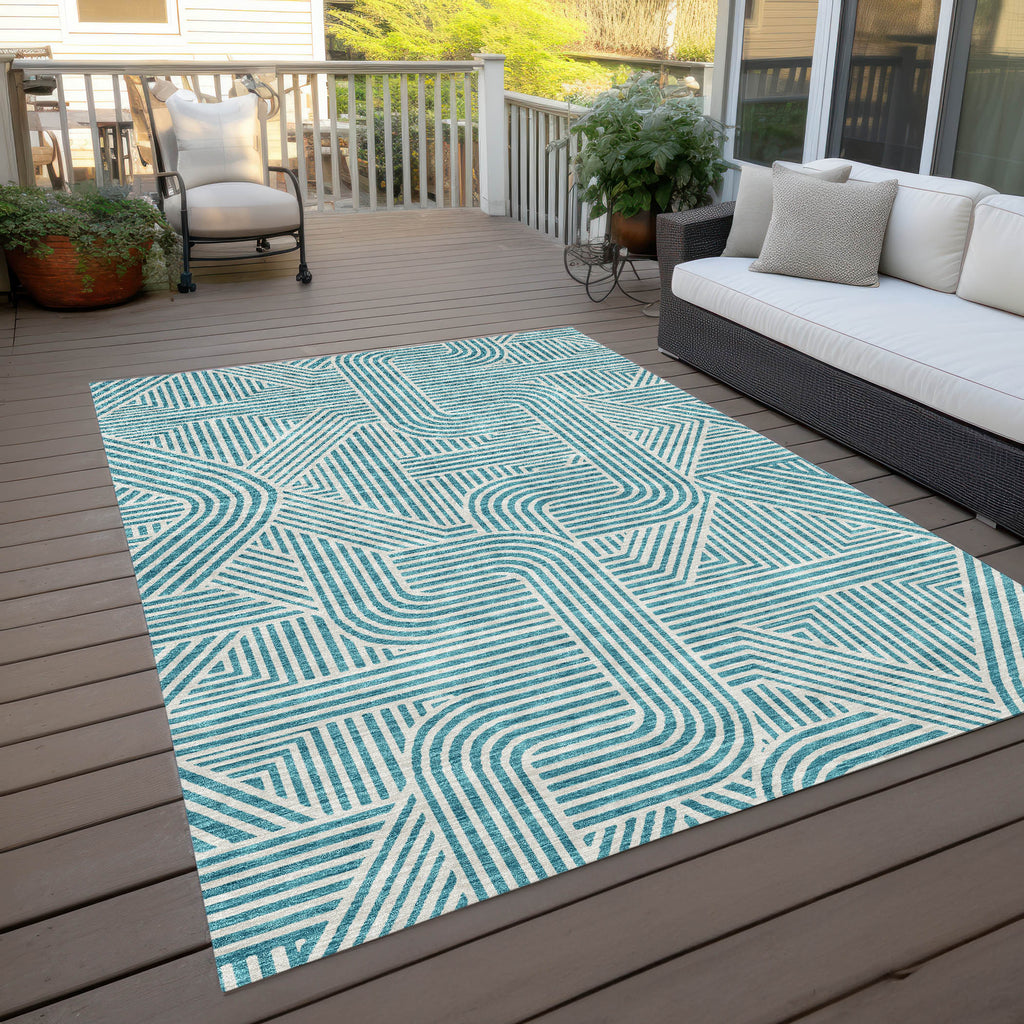addison chantille acn917 teal rug
