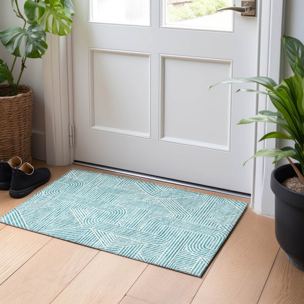 addison chantille acn917 teal rug