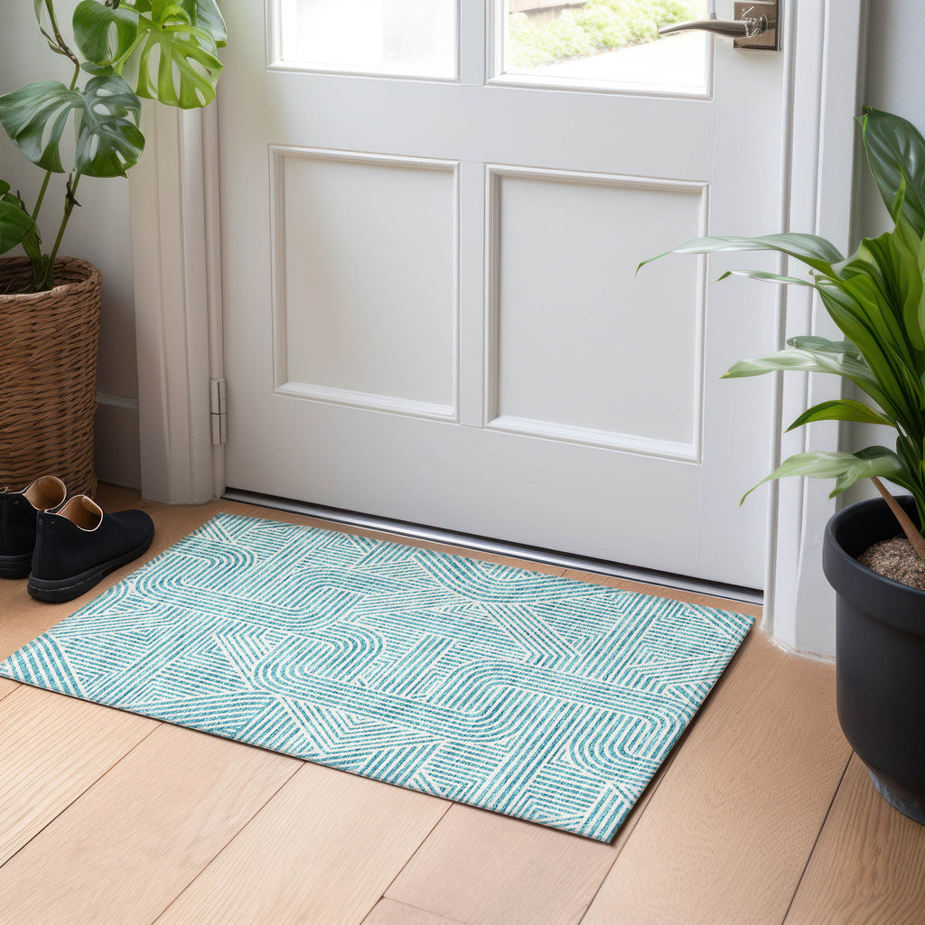 addison chantille acn917 teal rug