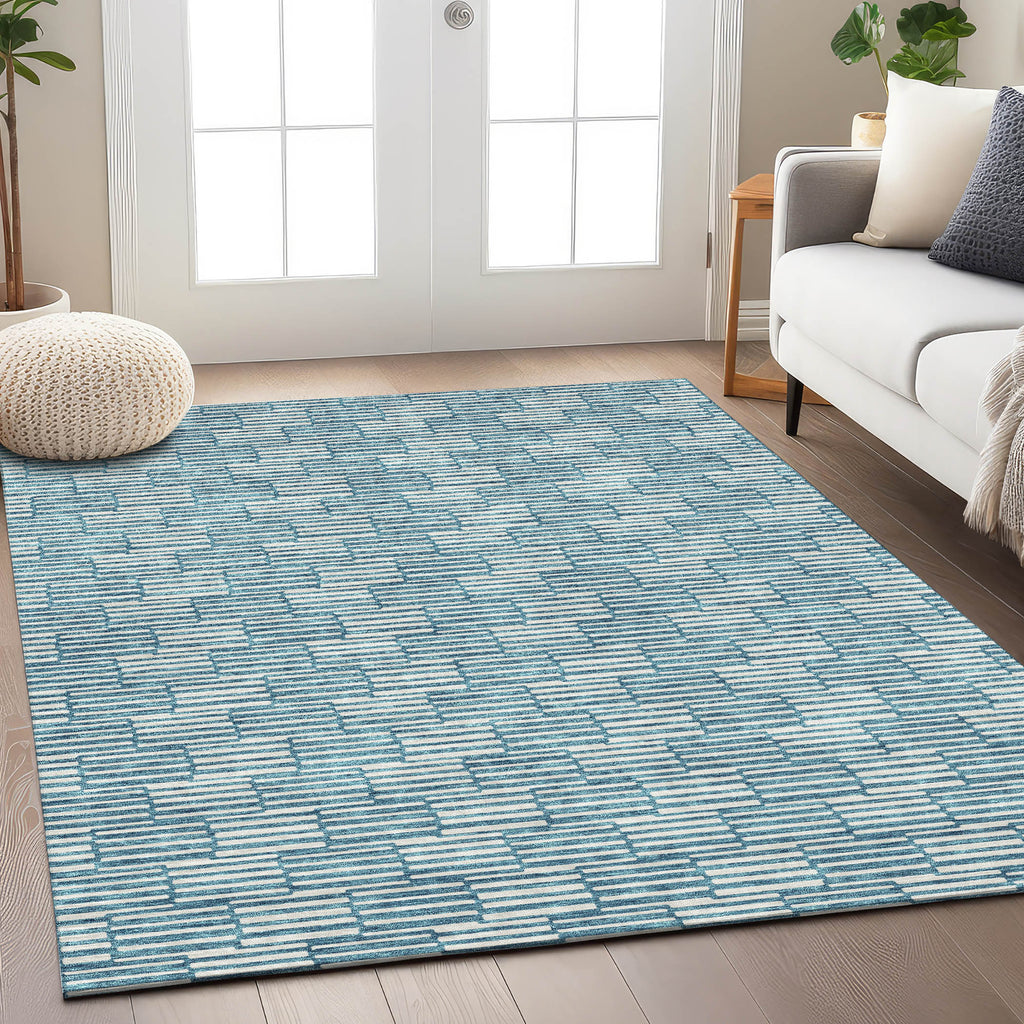addison chantille acn918 teal rug