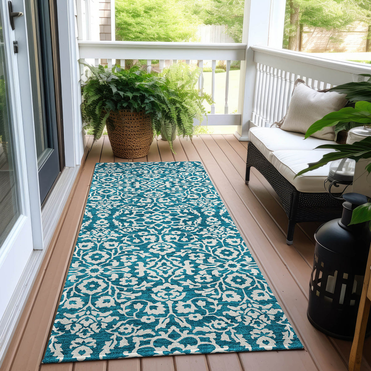 addison chantille acn920 teal rug