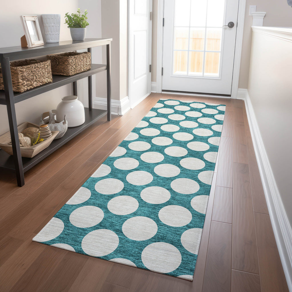addison chantille acn921 teal rug