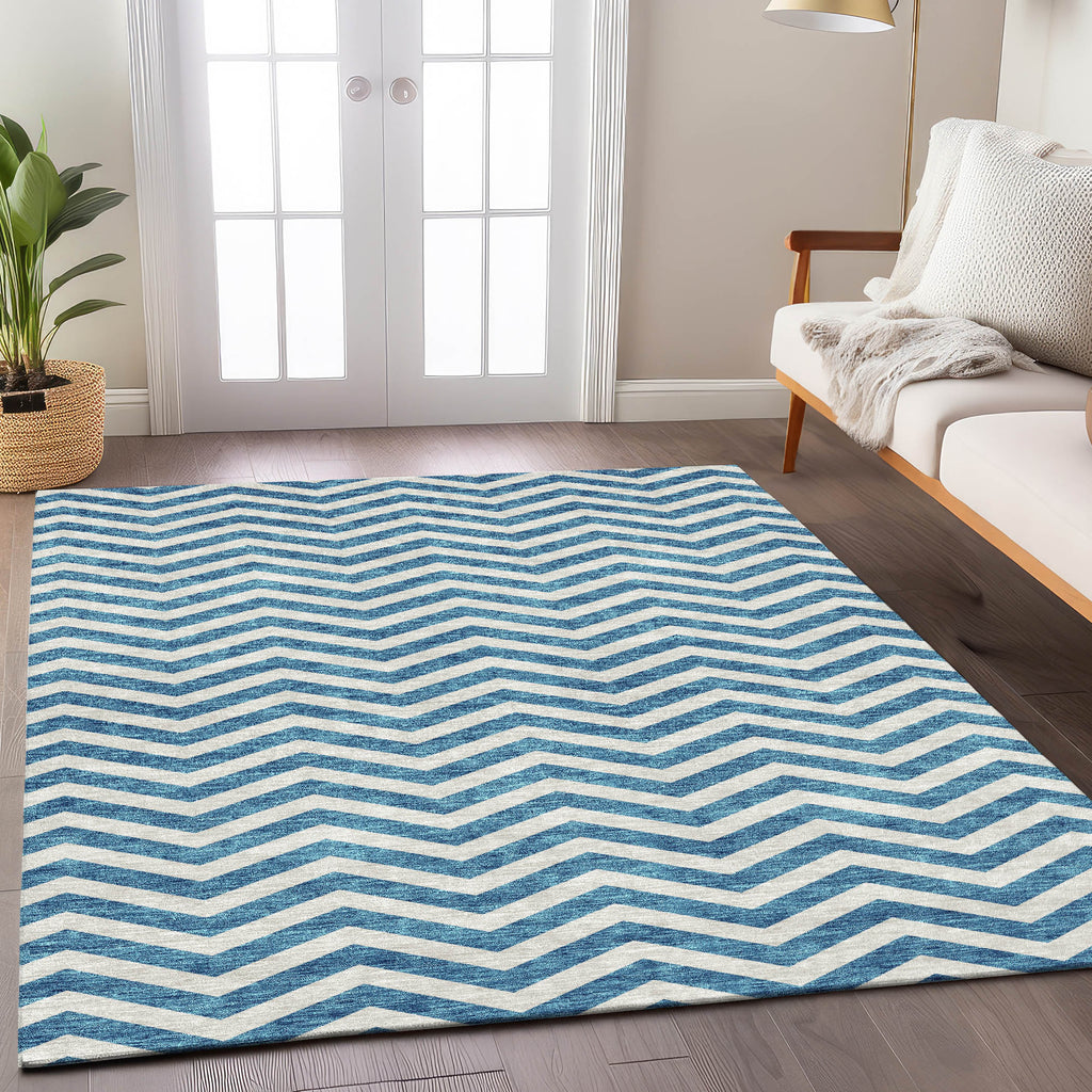 addison chantille acn922 teal rug