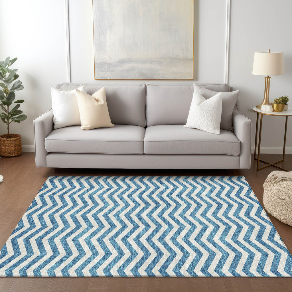 addison chantille acn922 teal rug
