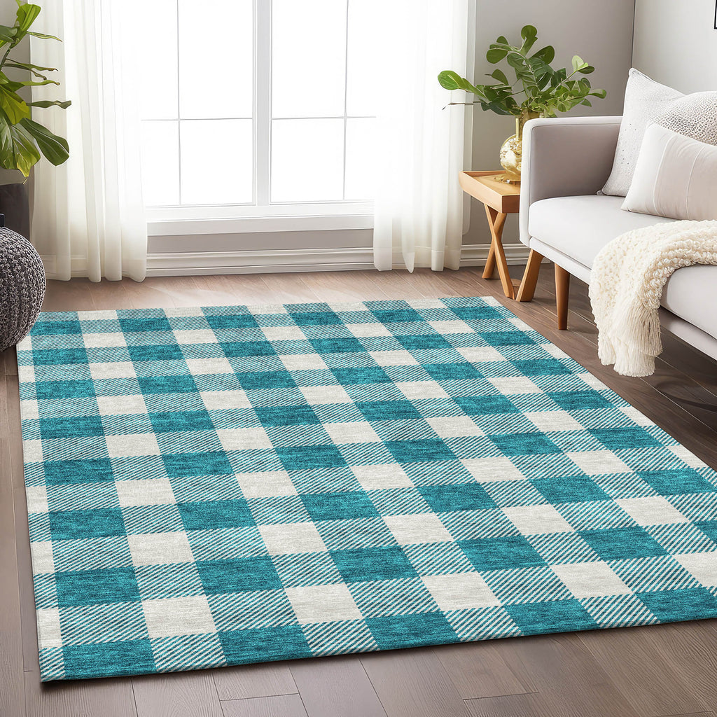 addison chantille acn923 teal rug