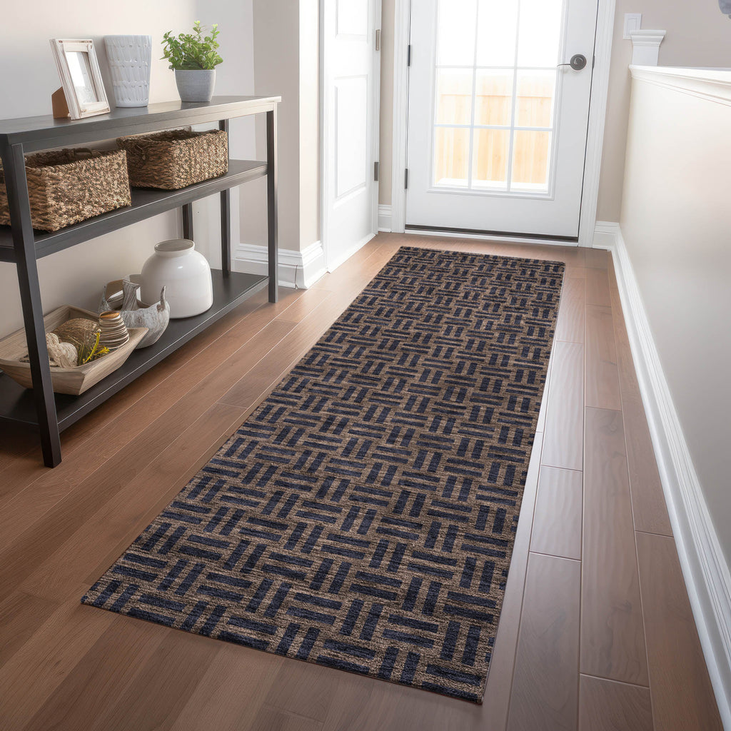 addison chantille acn925 chocolate rug