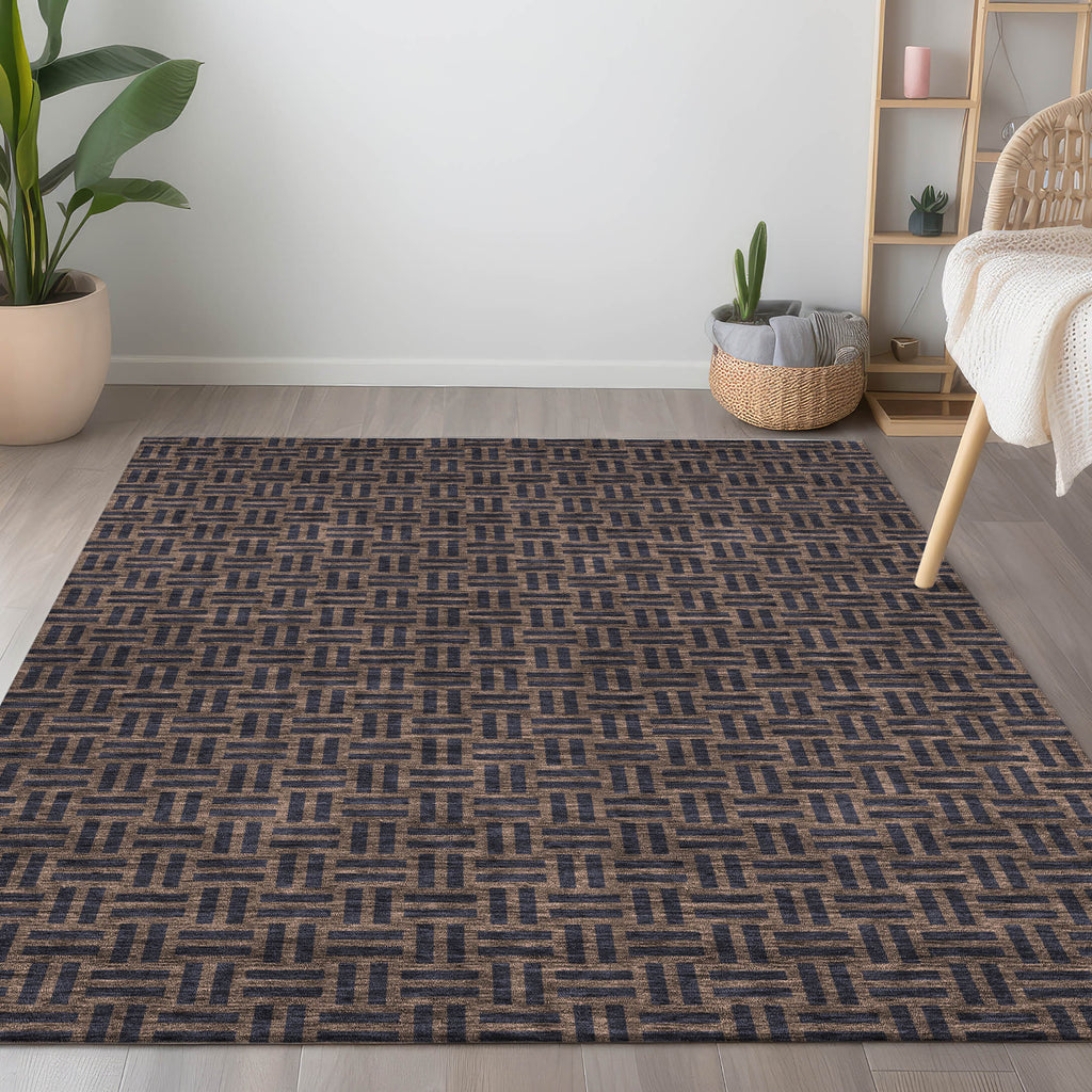 addison chantille acn925 chocolate rug