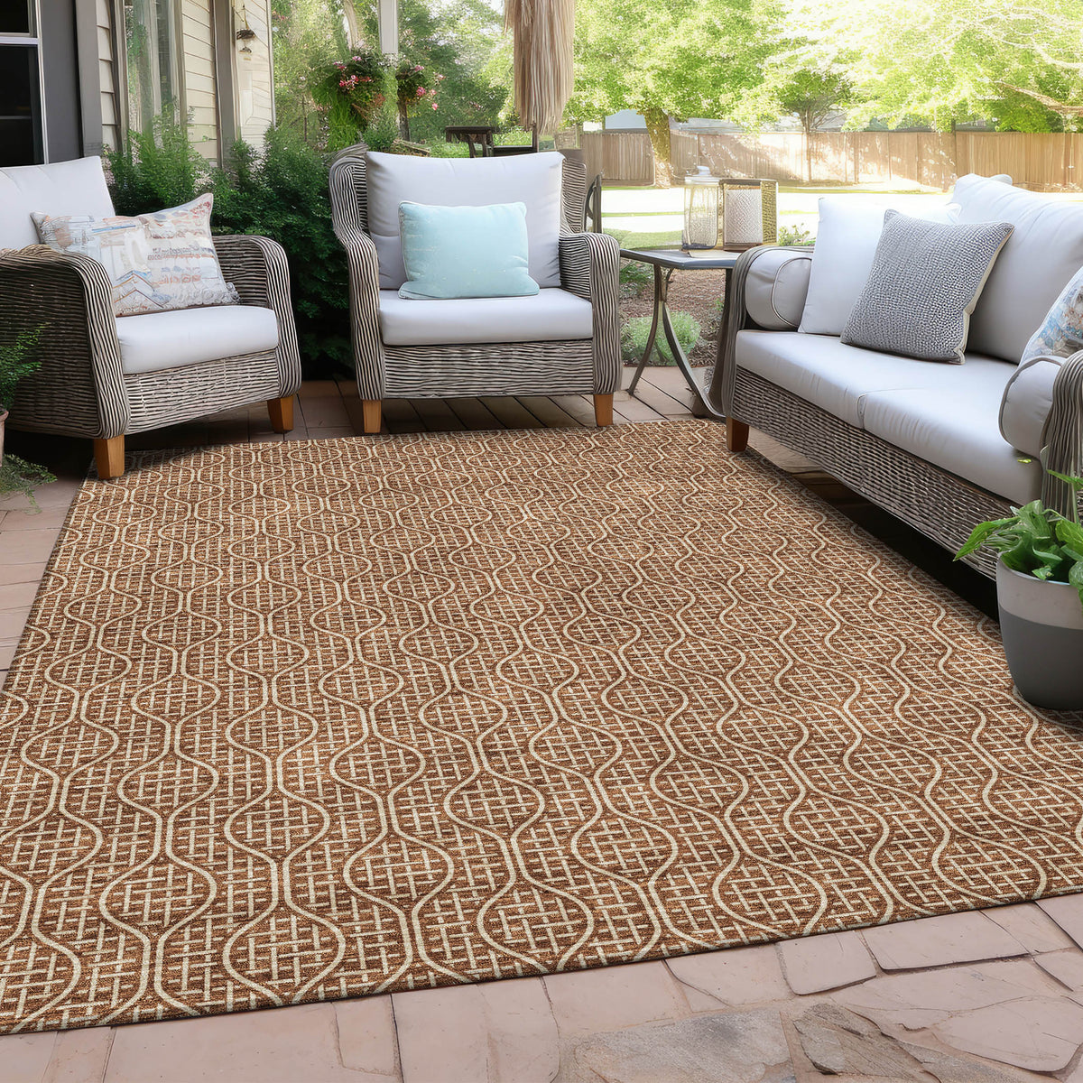 addison chantille acn926 paprika rug