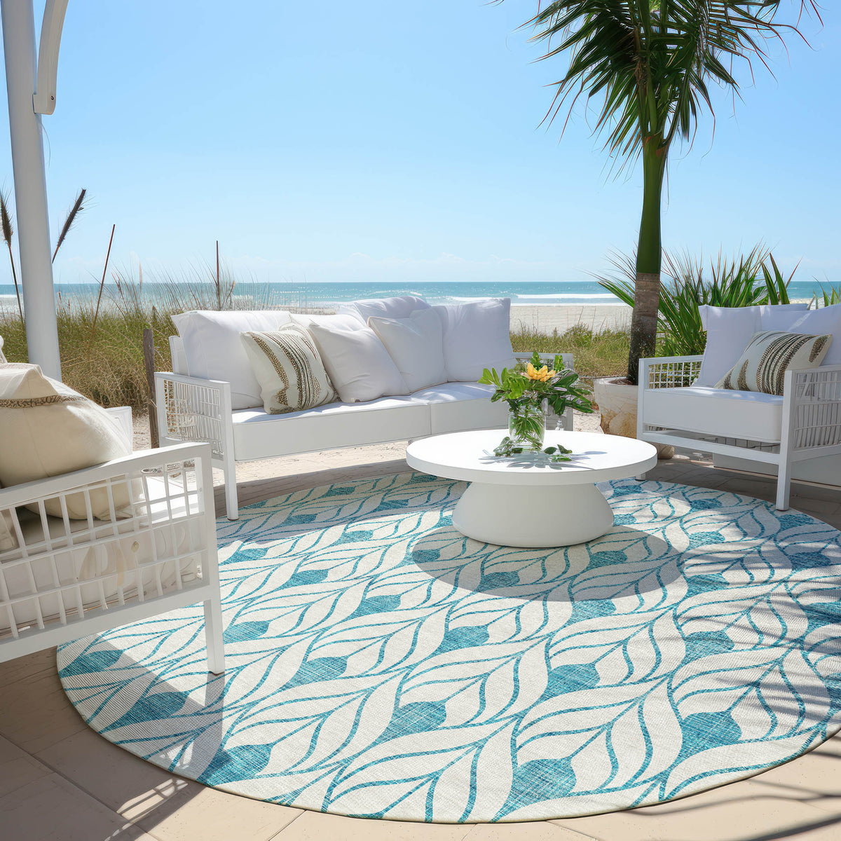 addison chantille acn927 teal rug