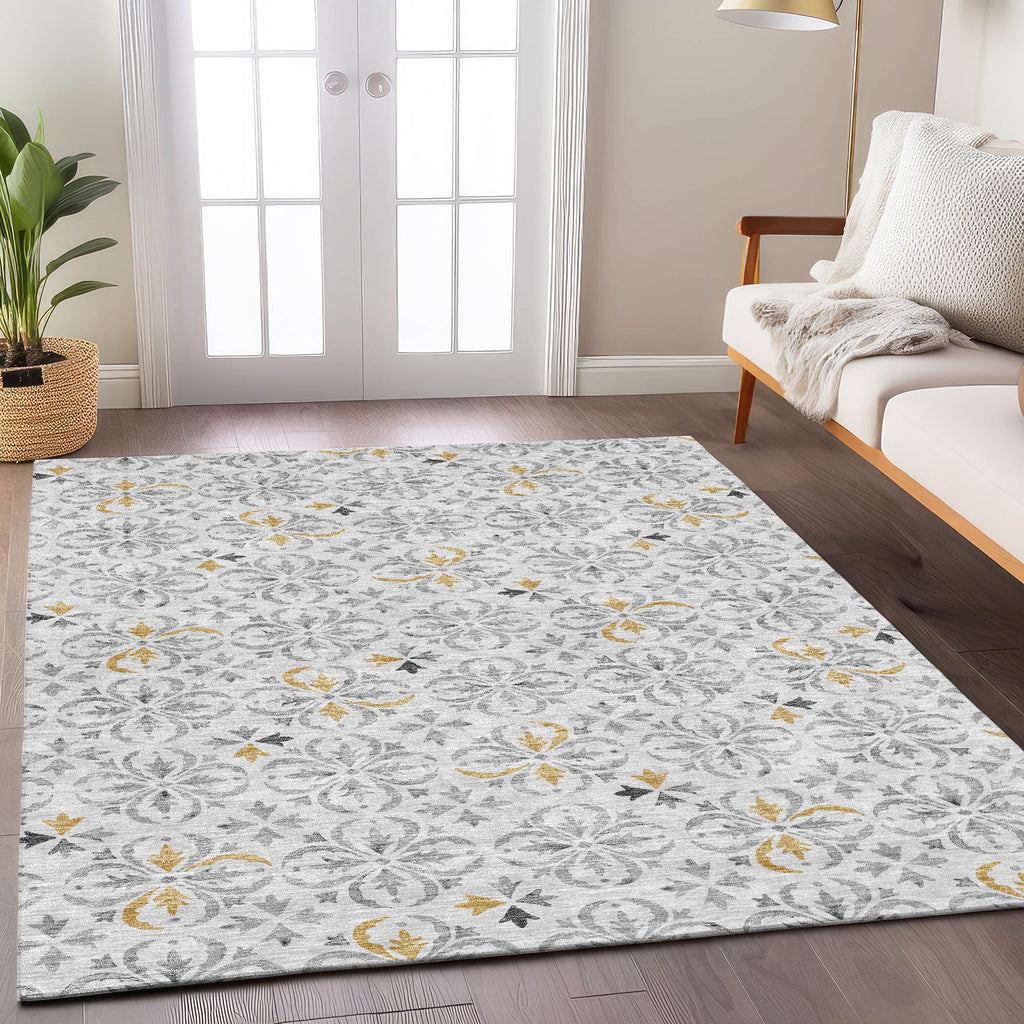 addison chantille acn930 silver rug