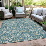 addison chantille acn930 teal rug