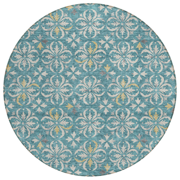 addison chantille acn930 teal rug