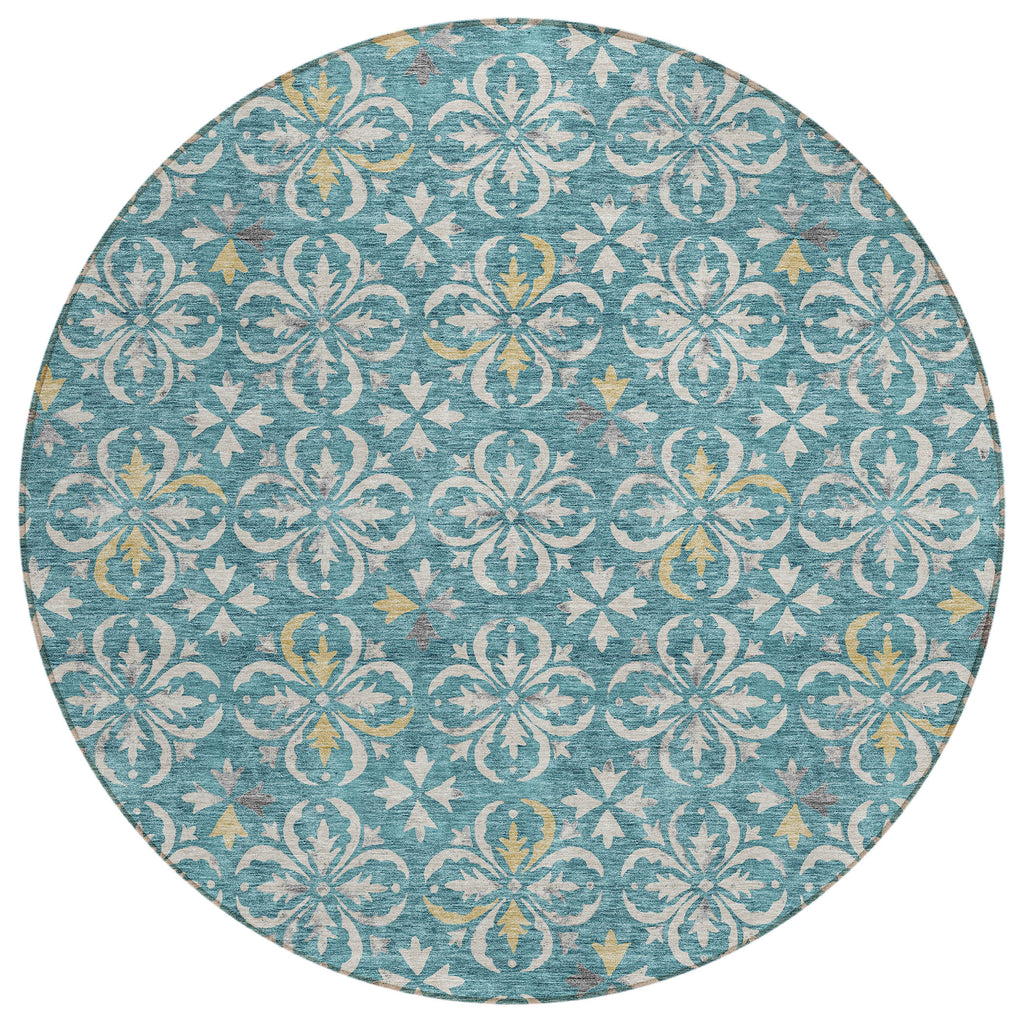 addison chantille acn930 teal rug