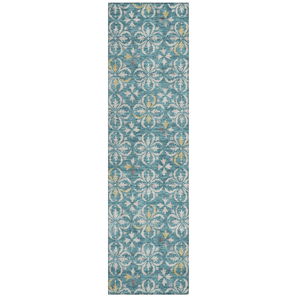 addison chantille acn930 teal rug