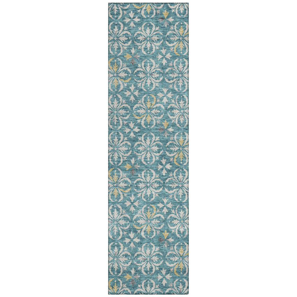 addison chantille acn930 teal rug