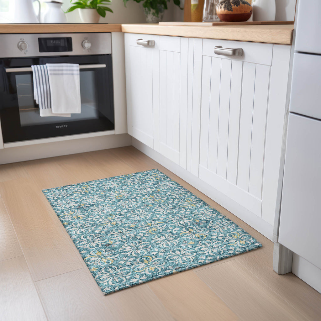 addison chantille acn930 teal rug