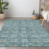addison chantille acn930 teal rug