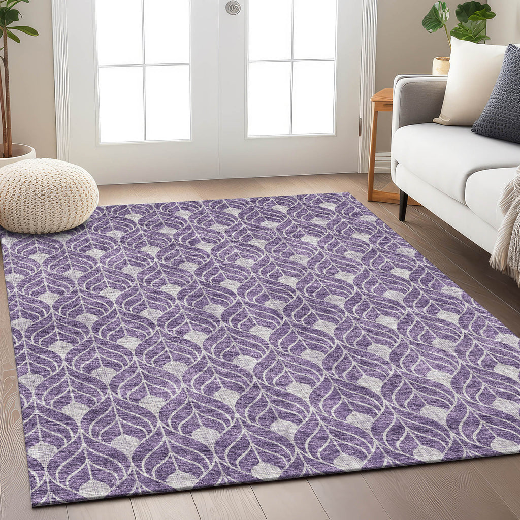 addison chantille acn931 purple rug