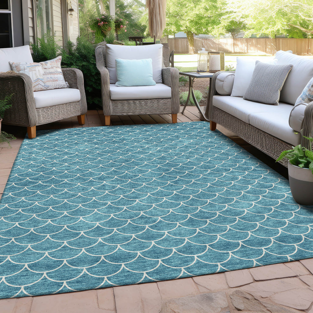 addison chantille acn933 teal rug