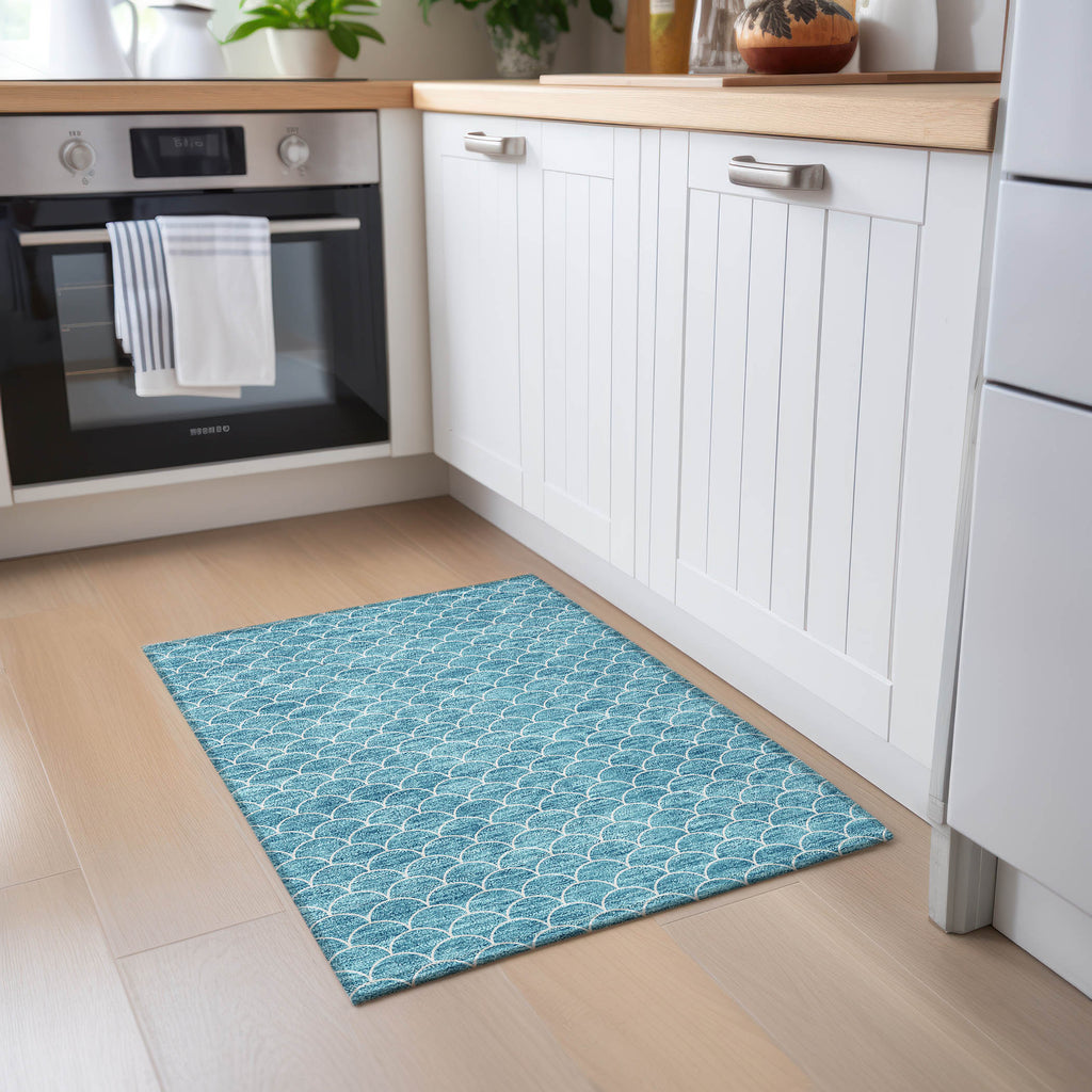 addison chantille acn933 teal rug