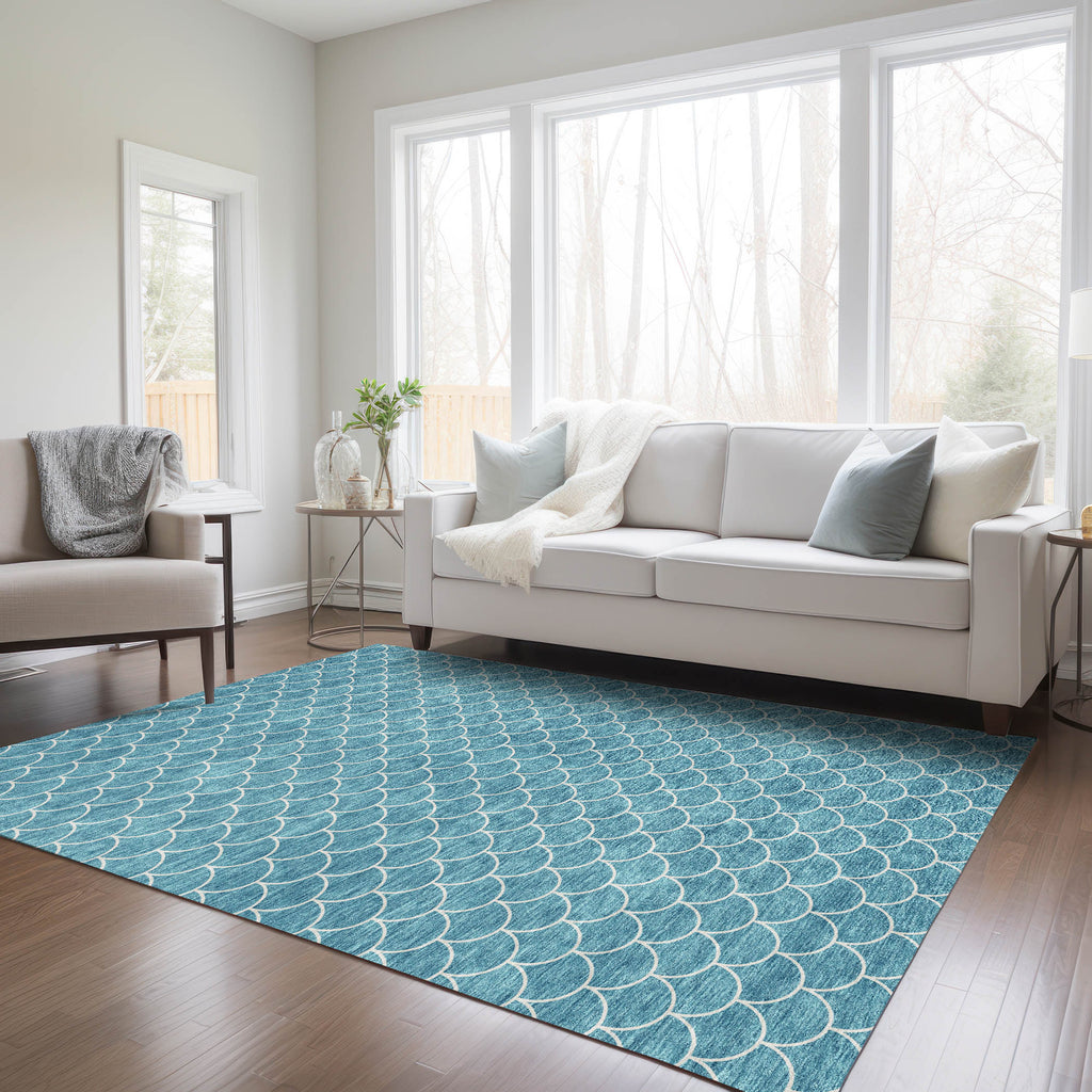 addison chantille acn933 teal rug