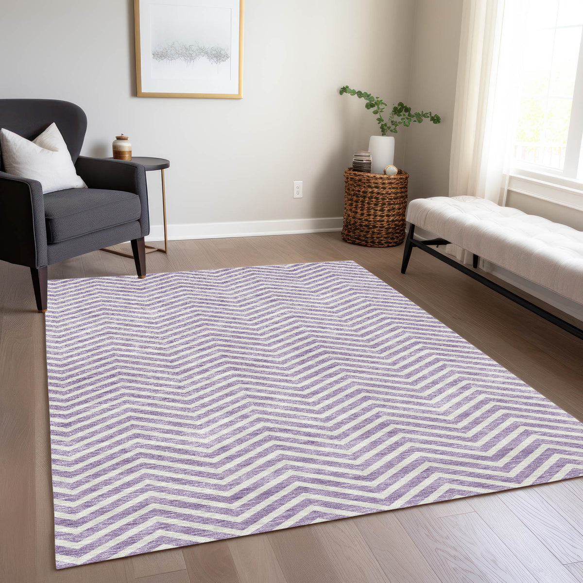 addison chantille acn934 lilac rug