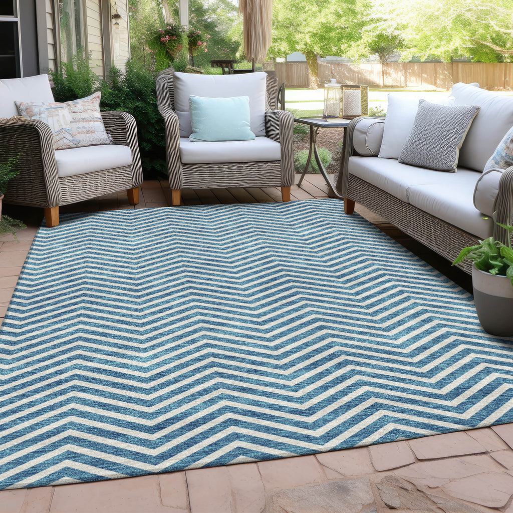 addison chantille acn934 teal rug